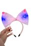 Pink Color Sequin Ribbon Figured Illuminated Crown - 2