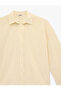 Viscose Blended Classic Collar Long Wide Sleeve Oversized Shirt - 8