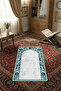Non-Slip Sole Faux Fur Soft Prayer Rug 75x120 cm Stain Resistant Cushioned Prayer Mat - 2