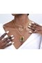 Set of 2 Heart Couple Necklaces | Gold Gift for Lover and Spouse - 4