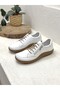 26Y-182-7059 Genuine Leather Daily Shoes with Zipper Detail and Rubber Laces for Women - 2