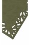 Deluxe Series Suede Faux Leather 6-Piece Placemat Set - 32X44Cm - Khaki Green - 3