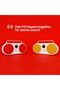 9091 P3 Music Player (Red) - Retro-Futuristic Boombox Wireless Bluetooth Speaker Rechargeable with Dual Stereo Pairing - 6