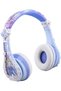 Disney Frozen 2 Bluetooth Headphones with Microphone, Volume Reduced to Protect Hearing, Adjustable Wireless Headphones for School Home Travel, for Fans of Anna and Elsa