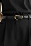 100% Genuine Leather Black Thin Unisex Belt Opportunity Product Jean Belt,Jacket Belt,Pants Belt - 4