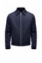 Men's Zip-Up Seasonal Jacket – Textured Shirt Collar - 7