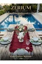 Natural Look Special Design Ruffled Linen Runner Burgundy Gala Series (Burgundy) - 2