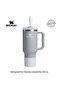 Protection Set Compatible with Quencher Original 1.18 Liter (40 oz) Thermos (Base Case + Straw Cover) - 2