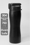 Complete Stainless Steel Flask with Straw Matte Color Sports Flask Water Bottle 304 Steel Water Bottle Black 1158
