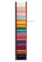 READY TO USE ORANGE THICK PLEATED 1X3 FON CURTAIN SINGLE WING 9250 - 5