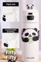 480 ml Single Lid Disposable Pipe Li/Finger Vacum Cup and Steel Thermos - 2