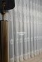 Palace Breeze Heavy Velvet Cord Embroidered Draped Tulle Curtain (1X2 Pleated)