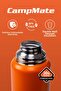 Campmate 1 Liter Stainless Steel Thermos Orange Ckr2081 - 3