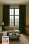 Natural Texture Linen Look Background Curtain – Extra-Firm Gathered, Rich Color Cartel Model, Simple and Stylish - 4