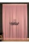 Modern Greek Plain Tulle Curtain Dusty Pink Children's Room (1X3 Regular Pleats) - 5