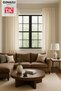 Natural Texture Linen Look Background Curtain – Extra-Firm Gathered, Rich Color Cartel Model, Simple and Stylish - 4