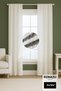 Pompom Linen Tulle Curtain – Tight Pleat |   Full Size Measure Your Note to the Seller! - 3