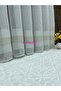 Bamboo Floor Skirt and Middle Section with Gold Glitter Tape Tulle Curtain, 1X3 Tight Pleats, Can Be Ironed, Suitable for Any Room, 30X28 Size Sample Fabric. - 6