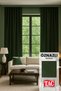 Natural Texture Linen Look Background Curtain – Extra-Firm Gathered, Rich Color Cartel Model, Simple and Stylish