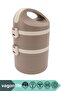Bento 1800ml Lunchbox New Collection 2-Layer 4-6Hour Thermos Featured Steel Lunch Box - 2