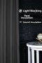 Blackout Curtain 2 Pieces Light-Proof Sunshade Background Curtain Light-Proof Background Curtain 2 Pieces - 3
