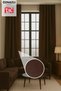 Natural Texture Linen Look Background Curtain – Extra-Firm Gathered, Rich Color Cartel Model, Simple and Stylish - 2