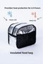 Thermal Bag Heat Insulated Waterproof Lunch Bag with Strap Puffin Purple - 4