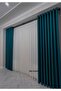 First Quality Iron-Free Non-Scratching Bamboo Tulle Curtain 1/2 Pleated Skirt with Leads (Sheer Pleated) Alpine Curtain - 2