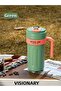 Stainless 316 Steel Thermos with Digital Display 650ml Anti-Slip Cup Mug Thermos