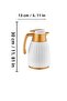 1.5 Liter Double Glass Vacuum Thermos |   Heat Resistant, Keeps Warm & Cold for a Long Time - 2
