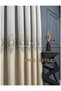 Stone - Cream Panel Background Curtain, Luxury Patterned Curtain, a Quality, Blackout 1*3 Tight Pleat, (Single Panel)