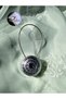 Magnetic Decorative Aesthetic Curtain Buckle Curtain Latch Curtain Holder Silver Solitaire - 3