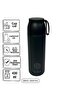 430 ml 304 Steel Flip-Open Cup with Lid and Pouring Thermos