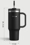 2 Moods Tuck-In Tumbler Leakproof Steel Thermos 900 ml Black St-236 - 8
