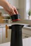 North Bamboo Handle Steel Thermos Black 2 Liters - 6