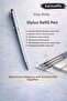 Stylus Ballpoint Pen Set |   Mavi – Smoked – Gray Body |   Touchscreen Compatible Premium Metal Pen - 3