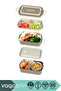 Bento 2000ml Lunchbox New Collection 2 Layers 3 Compartments Steel Lunch Box with Mini Bowl - 6