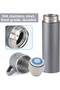 Steel Thermos Set - Vacuum Thermos Set with 3 Cups - 4