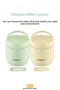 Bento 1200ml 1 Bowl 4-6 Hour Steel Lunch Box with Thermos Feature - 4