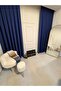 Roma 18542-D K.İndi̇go Linen Single Wing (Unpleated) Fon Curtain - 6