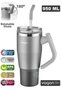 Tumbler Cup 0.94Ml/34Oz with Straw/Comfortable Drinking Vacuum Stainless Steel Thermos-Ffvgn1007-950Ml - 2