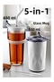 H2O 5 in 1 Glass Detox Mug with Steel Straw and Cleaner Gift 650 ml - 4