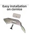 Stor & Zebra Curtain Mounting Bracket Set Wide Case 4.7cm Screw, Plastic Bracket and Portray, Set of 10, 30 Pieces - 5