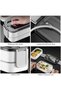 1350 ml Thermal Food Container Set – Leakproof Lunch Box with Steel Dividers + Thermal Insulated Bag - 5