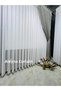 Snow Floor Striped Tulle Curtain Non-Ironing Sparse Pleat - 3
