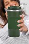 304 Stainless Steel 500 Ml Non-Slip Rubberized Thermos Cup Mug Vehicle Coffee Tea Thermos 549 - 2
