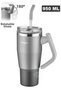 Tumbler Cup 0.94Ml/34Oz with Straw/Comfortable Drinking Vacuum Stainless Steel Thermos-Ffvgn1007-950Ml