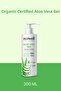 Organic Aloe Vera Gel, Vegan Certified, Soothing After Sun Moisturizing Cream 200ml