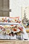 100% Cotton Percale King Size Duvet Cover Set 5D Digital Lotus-220X240 - 2