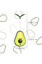 Avocado Shaped Cat Toy with Mint and Food Bowl - 3